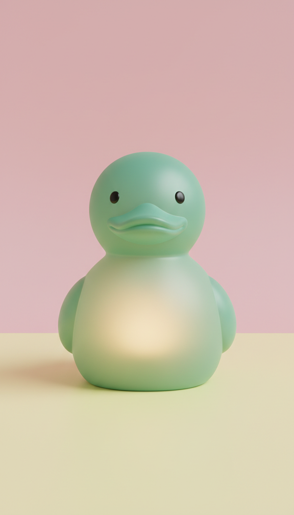 Minty green duck night light