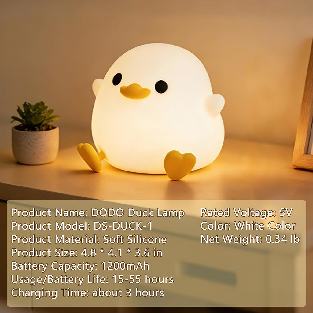 Squishy Duck LED Night Light