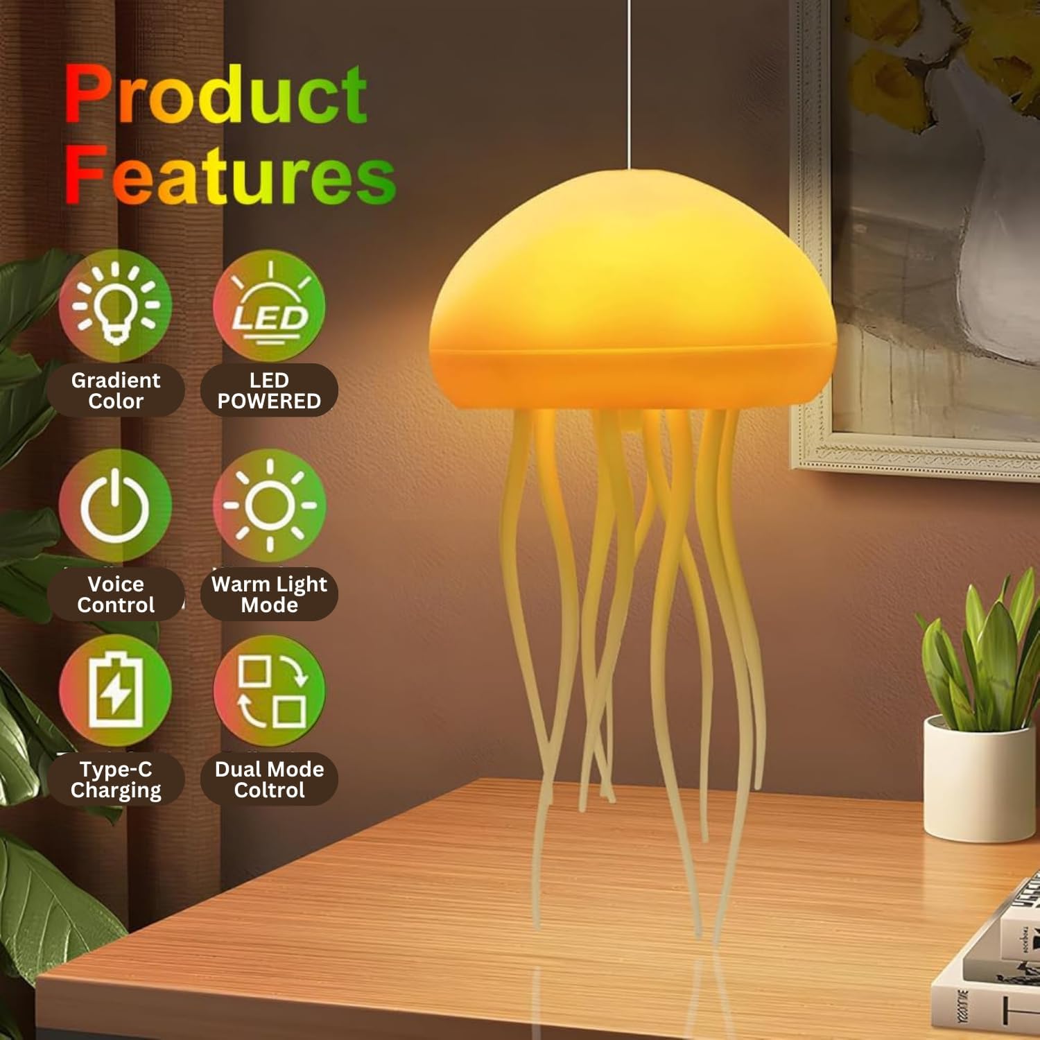 Velkaro™ Jellyfish Night Lamp