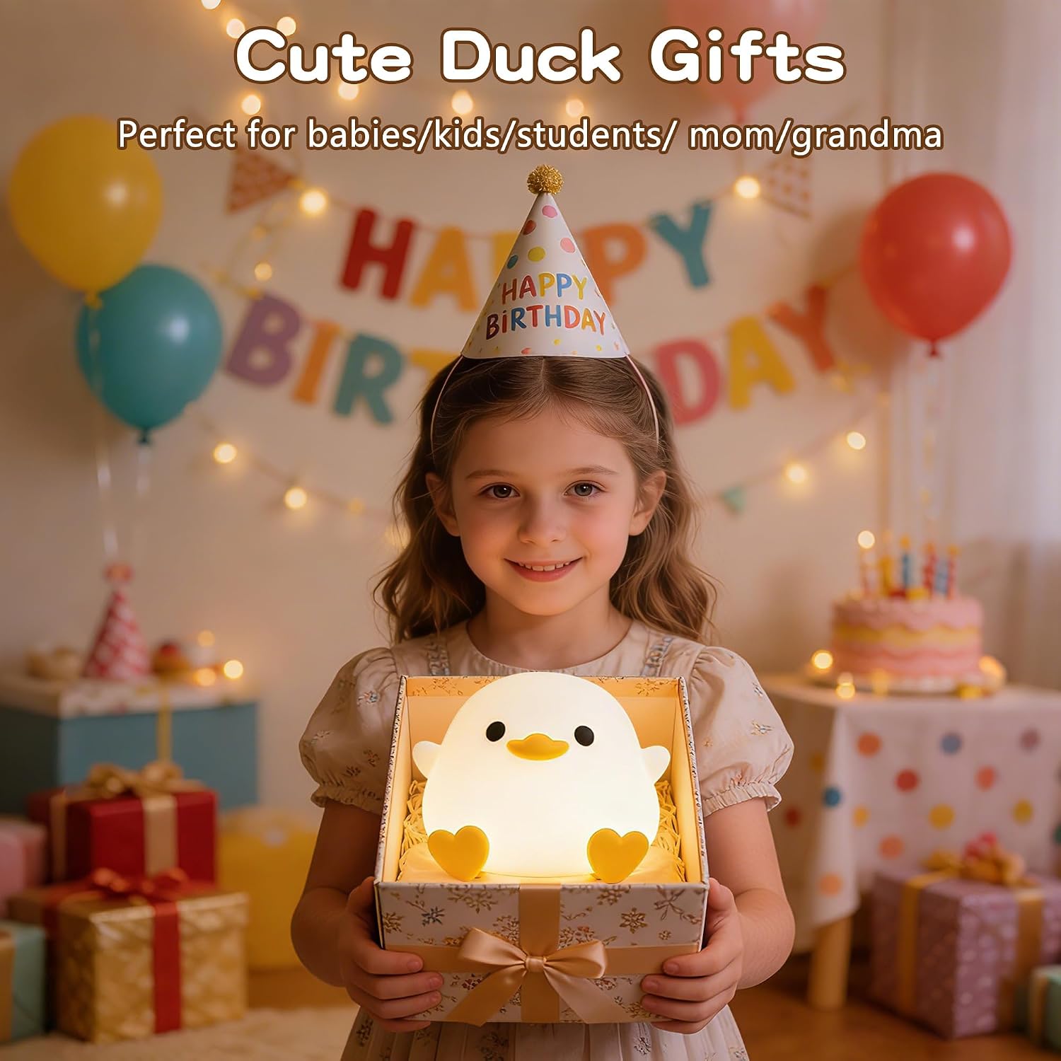 Squishy Duck LED Night Light