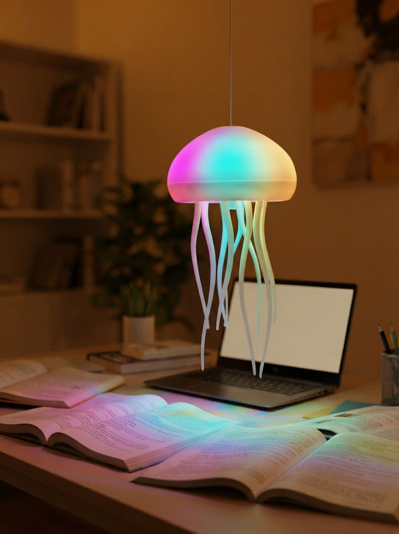 Color-Changing LED Jellyfish Night Light - pastel-testimonials